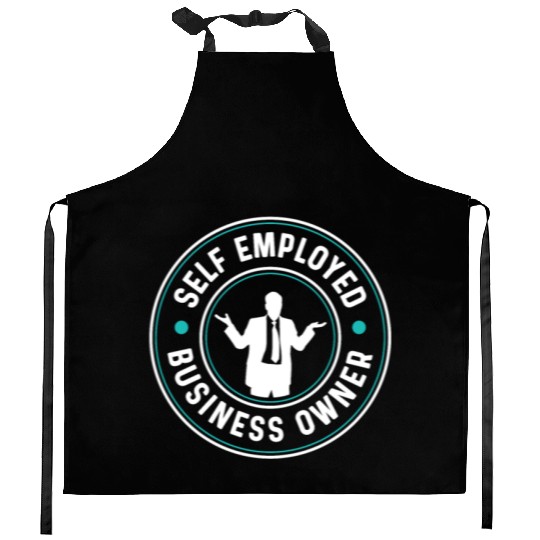 Self Employed Business Owner Work Freelancer Boss Kitchen Aprons