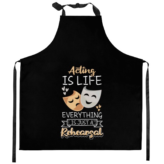 Actress Rehearsal Singer Drama Club Kitchen Aprons