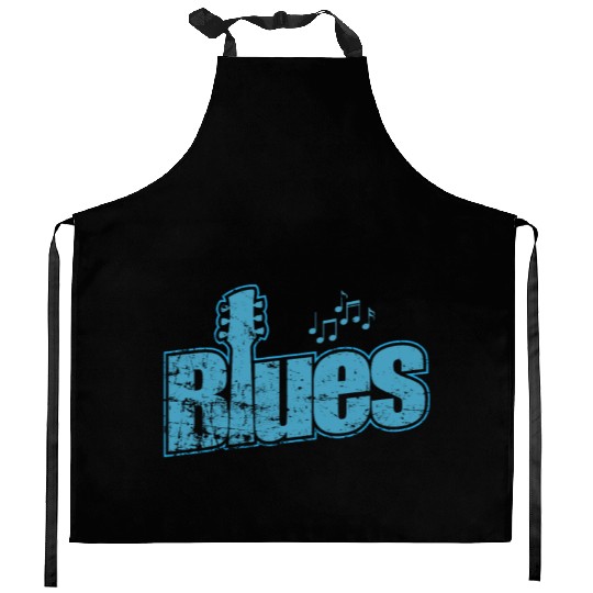 Blues Music Chicago Trumpet Kitchen Aprons