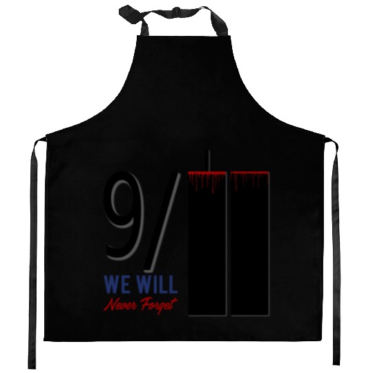 Patriot Day 9 11 Twin Towers New York USA Amerika Kitchen Aprons
