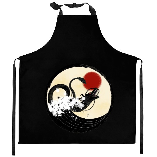 Chinese Dragon Kitchen Aprons