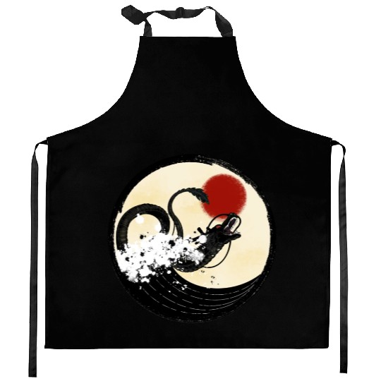 Chinese Dragon Kitchen Aprons