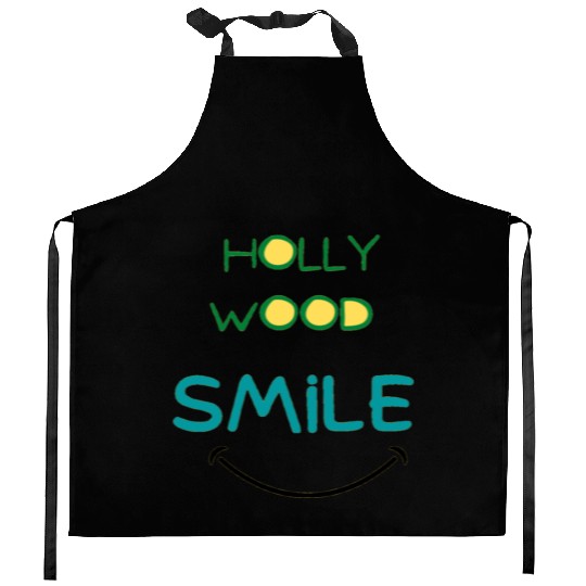 Hollywood smile Kitchen Aprons