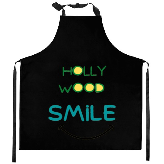 Hollywood smile Kitchen Aprons