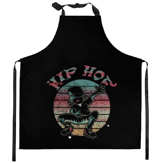 Beat hip hop bboy Kitchen Aprons