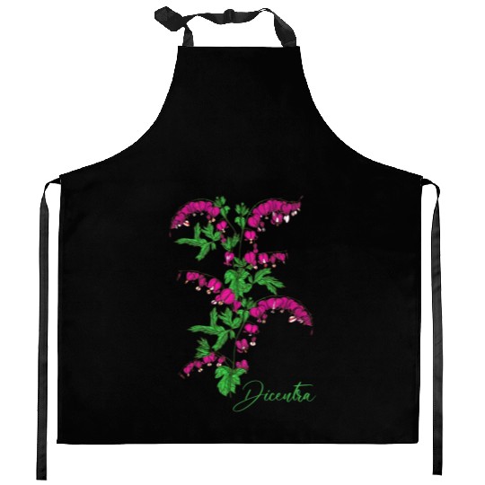 Bleeding heart flower Dicentra Bleeding heart Kitchen Aprons