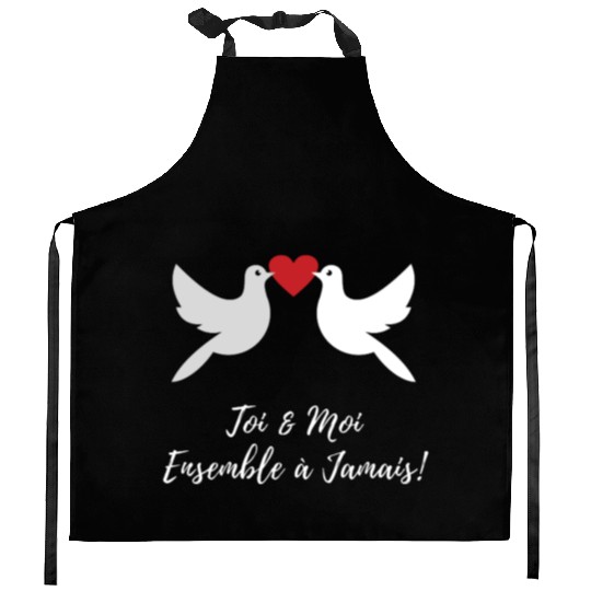 Idée cadeaux couples :Toi et moi ensemble à jamais Kitchen Aprons