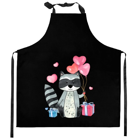 Raccoon Valentine Gift Raccoon Owner Trash Panda Kitchen Aprons