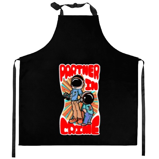 Partner in crime Kitchen Aprons