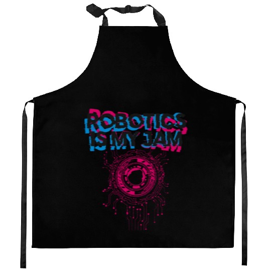 Robot Robotics Engineer Robotics Kitchen Aprons