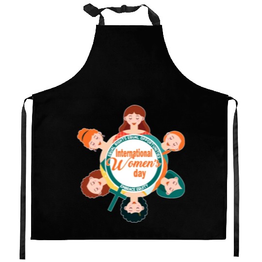 International Women's Day: Embrace Equity Kitchen Aprons
