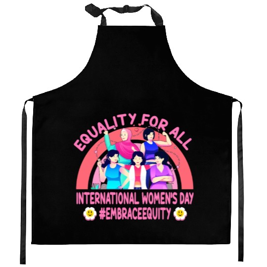 Happy International Women's Day: Embrace Equity Kitchen Aprons