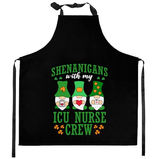 Shenanigans With My ICU Nurse Crew Saint Kitchen Aprons