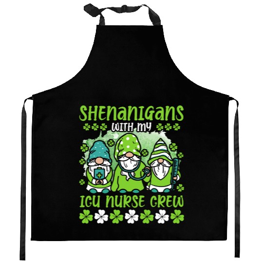 Shenanigans With My ICU Nurse Crew Saint Kitchen Aprons