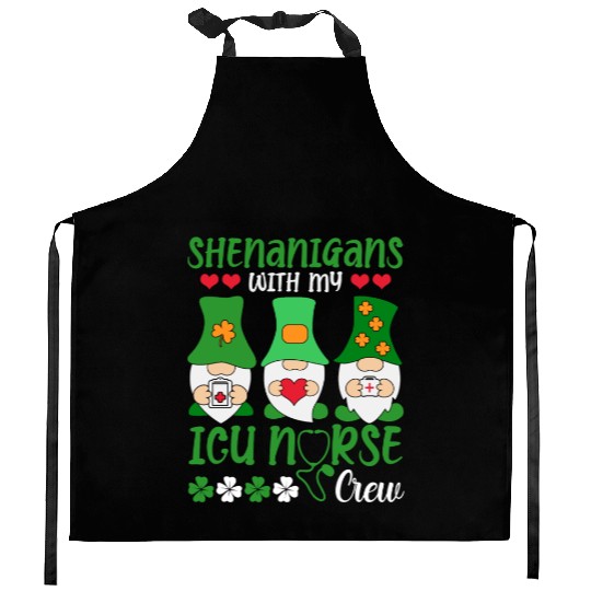 Shenanigans With My ICU Nurse Crew Saint Kitchen Aprons