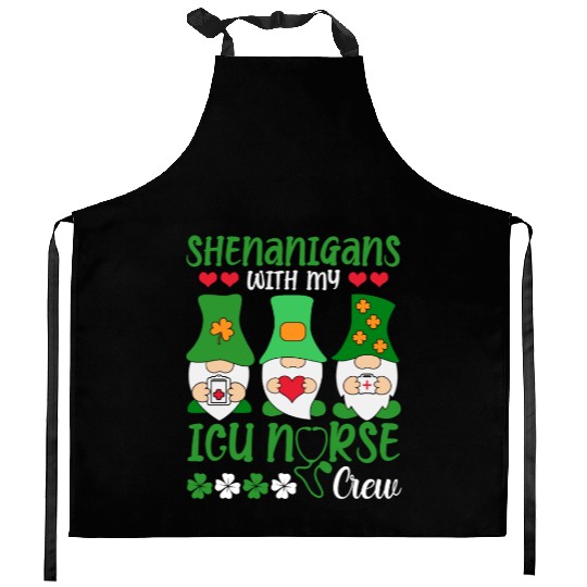 Shenanigans With My ICU Nurse Crew Saint Kitchen Aprons