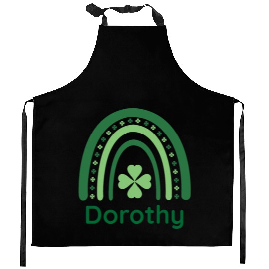 Dorothy Clover Charm Boho Rainbow Kitchen Aprons