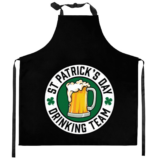 St Patricks Day Drinking Team Beer Kitchen Aprons