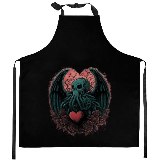 For the Love of Cthulhu Kitchen Aprons