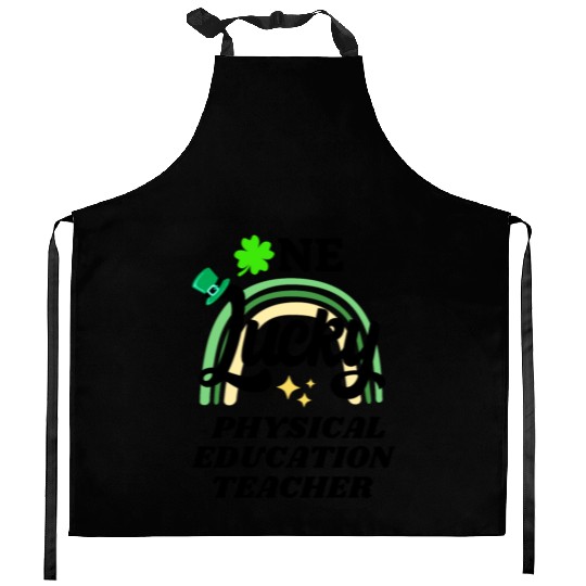 Physical education teacher, St Patrick's Day Gift Kitchen Aprons