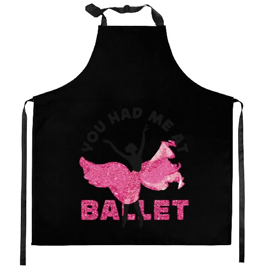 Ballet Dancer Dance Girl Ballerina Kitchen Aprons