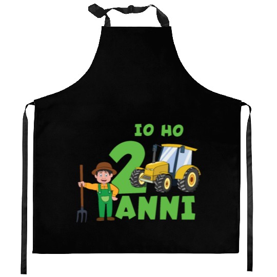 Already 2 Years Old Truck Farm Kid Farmer Tractor Kitchen Aprons