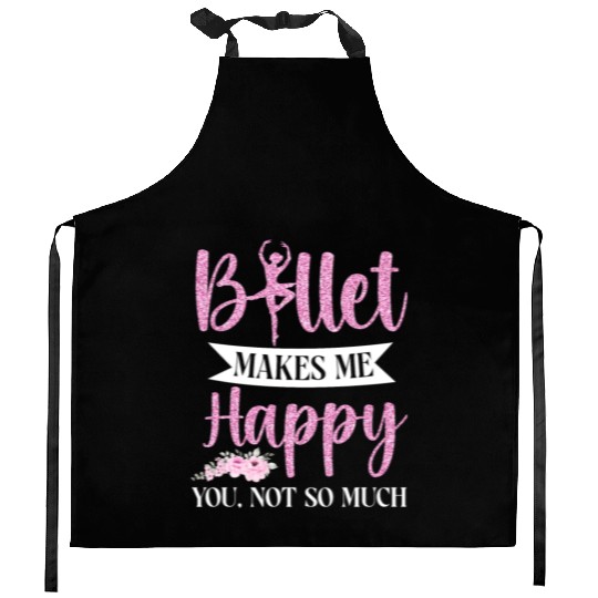 Ballet Dancer Dance Girl Ballerina Kitchen Aprons