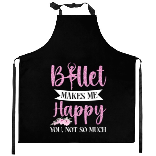 Ballet Dancer Dance Girl Ballerina Kitchen Aprons
