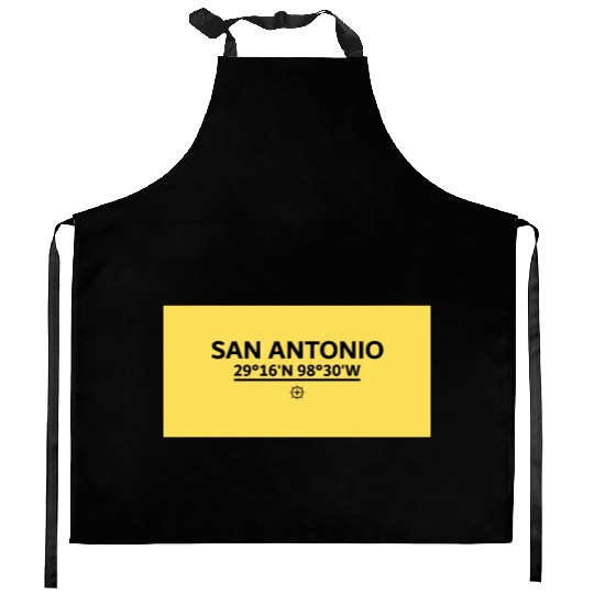 San Antonio S Coordinate's design Kitchen Aprons