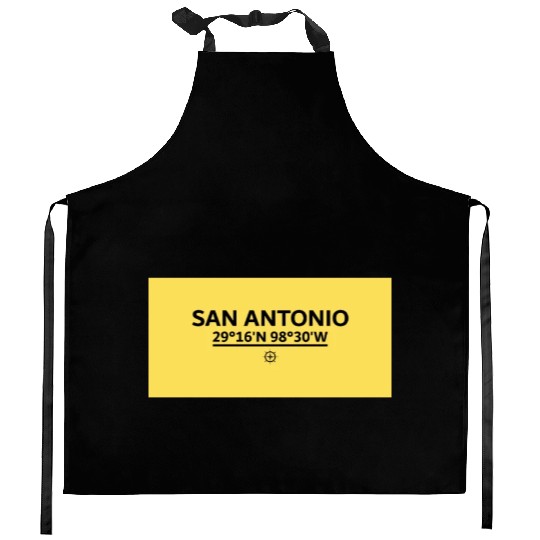 San Antonio S Coordinate's design Kitchen Aprons