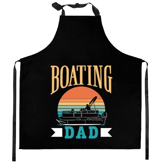 Boating Dad Boat Captain Ship Yacht Kitchen Aprons