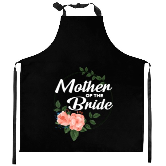 Mother of the Bride Floral Blush Wedding Gift desi Kitchen Aprons