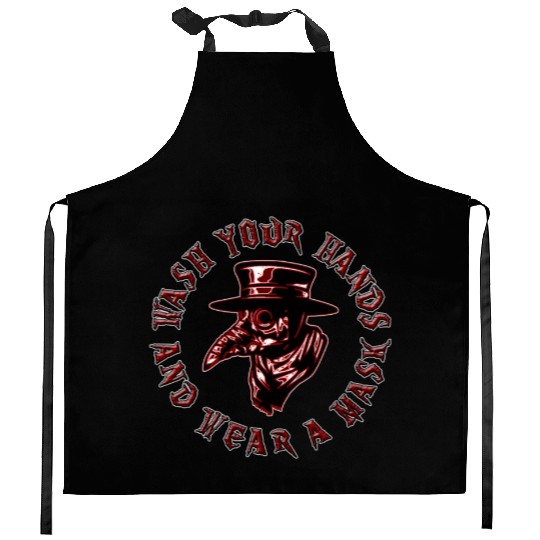 Plague Doctor #2 Kitchen Aprons