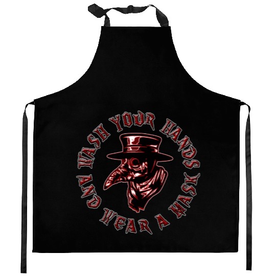 Plague Doctor #2 Kitchen Aprons