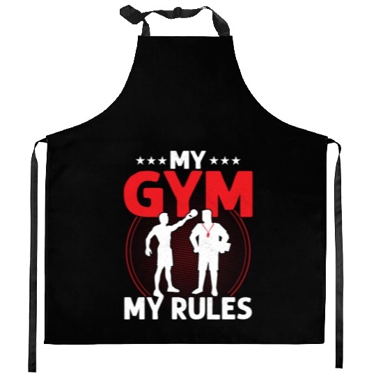 My Gym My Rules Physical Education School Kitchen Aprons
