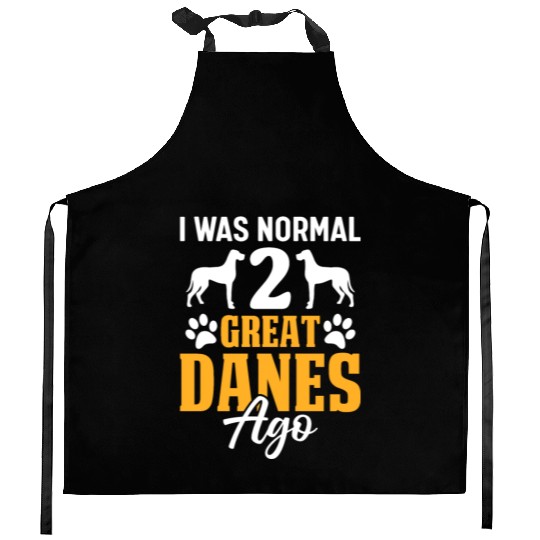 Great Dane Dogs, Great Danes Kitchen Aprons