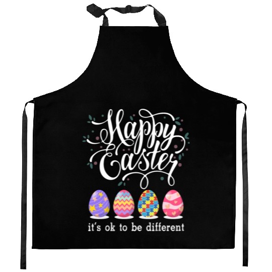 Autism Easter Egg Bunny Puzzle Awareness Kitchen Aprons
