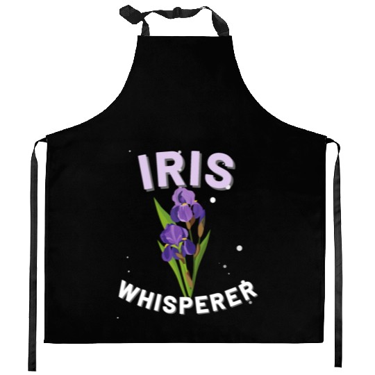 Flower Iris Whisperer Spring Gardener Plant lady Kitchen Aprons