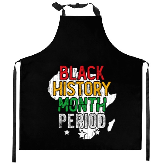 Black History Month Period Men Women Boy Girl Kitchen Aprons