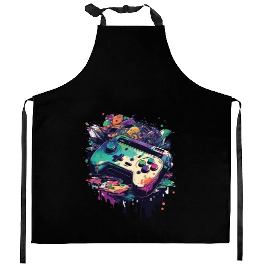 Get Ready to Level Up with Game Controller Kitchen Aprons