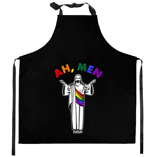 Gay Pride Funny Kitchen Aprons