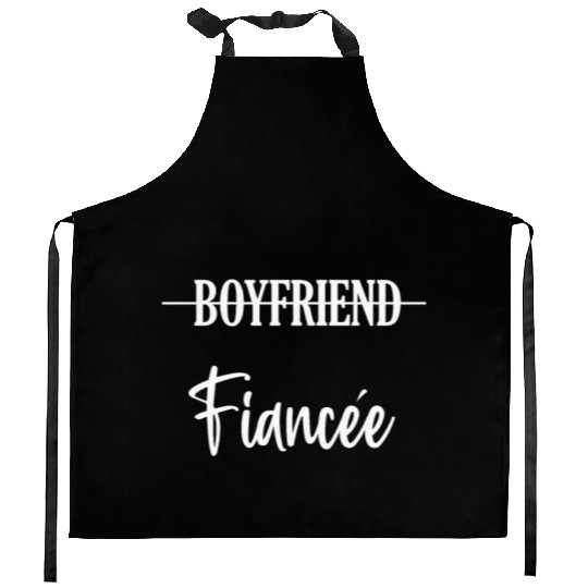 Couple Engagement Engaged Men Funny Fiancee Kitchen Aprons