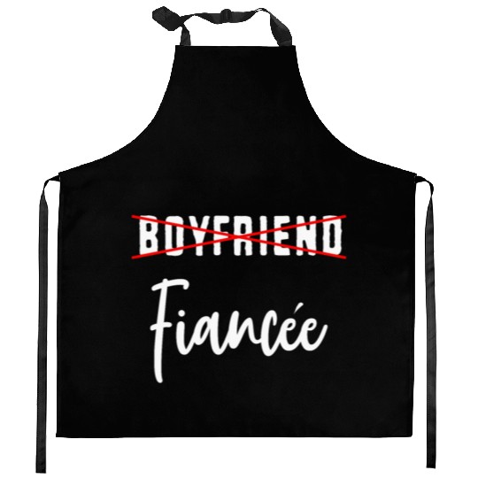 Couple Engagement Engaged Men Funny Fiancee Kitchen Aprons