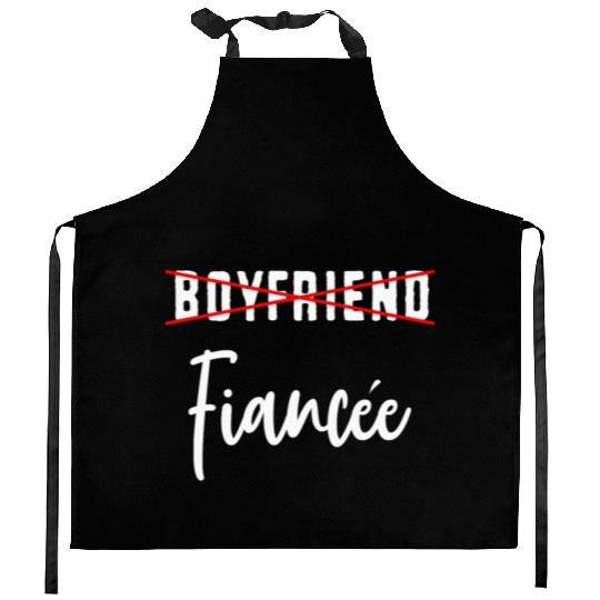 Couple Engagement Engaged Men Funny Fiancee Kitchen Aprons