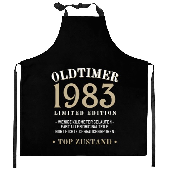 40th Birthday Vintage 1983 Kitchen Aprons