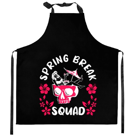 Spring Break Squad Summer Vacation Spring Break Kitchen Aprons