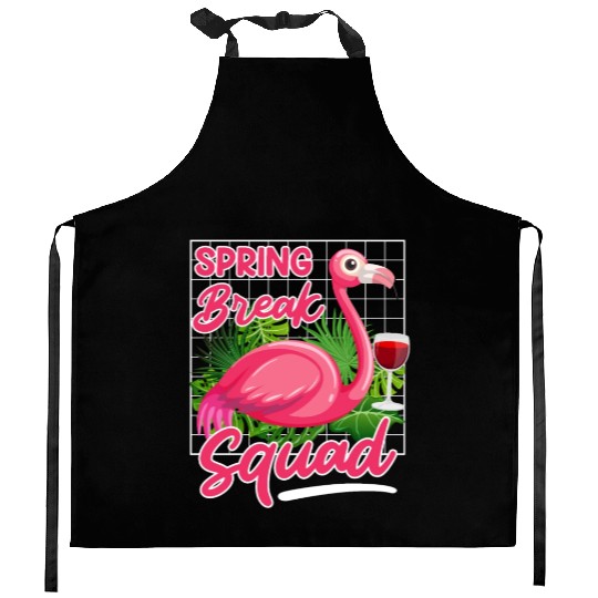 Spring Break Squad Summer Vacation Spring Break Kitchen Aprons
