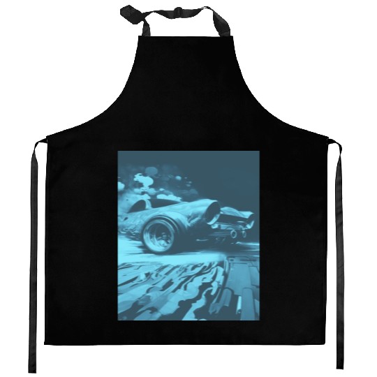 Car Muscle Car Vintage Retro vintage Kitchen Aprons
