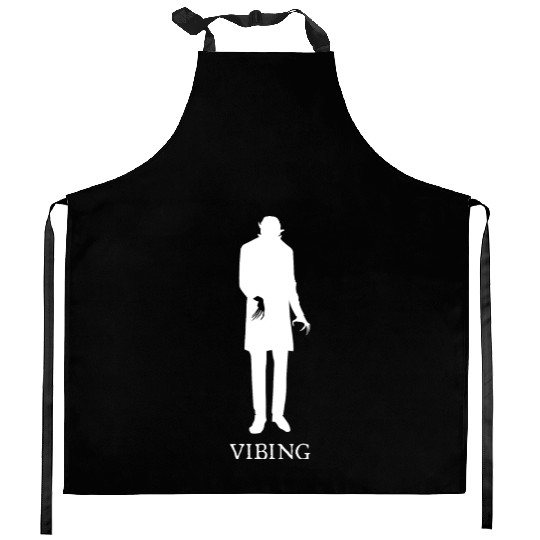 Vampire Vibing Kitchen Aprons