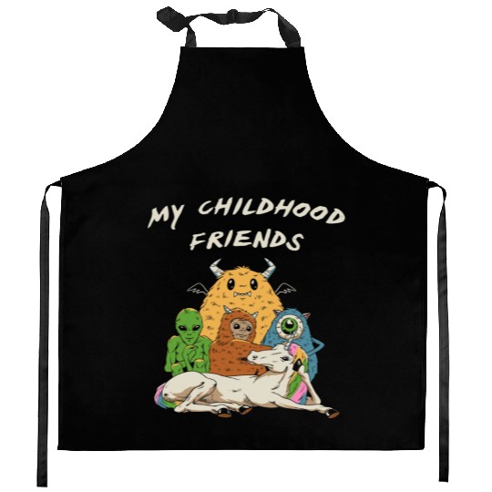 Imaginary Friends Club Kitchen Aprons